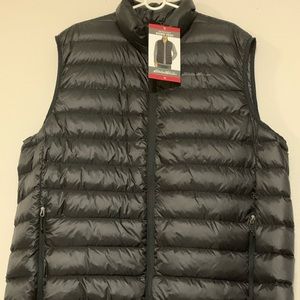 Eddie Bauer XL Black Microlight Down Vest